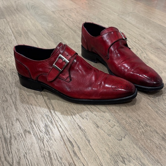 Duca by Matiste Men’s Garda Shoes Antique Red Size 10.5 - Picture 1 of 7